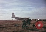 Image of American Army 173rd Airborne Brigade troops in Vietnam Vietnam Bien Hoa Air Base, 1965, second 54 stock footage video 65675022740