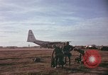 Image of American Army 173rd Airborne Brigade troops in Vietnam Vietnam Bien Hoa Air Base, 1965, second 55 stock footage video 65675022740