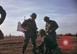 Image of American Army 173rd Airborne Brigade troops in Vietnam Vietnam Bien Hoa Air Base, 1965, second 60 stock footage video 65675022740