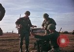 Image of American Army 173rd Airborne Brigade troops in Vietnam Vietnam Bien Hoa Air Base, 1965, second 62 stock footage video 65675022740