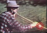 Image of Birch tree Canoe United States USA, 1975, second 16 stock footage video 65675022754