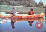 Image of Birch tree Canoe United States USA, 1975, second 20 stock footage video 65675022754