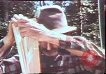 Image of Birch tree Canoe United States USA, 1975, second 38 stock footage video 65675022754