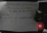 Image of US Navy and Marine combat operations against Japanese forces Peleliu Palau Islands, 1944, second 1 stock footage video 65675022857