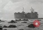 Image of US Navy and Marine combat operations against Japanese forces Peleliu Palau Islands, 1944, second 6 stock footage video 65675022857