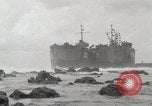Image of US Navy and Marine combat operations against Japanese forces Peleliu Palau Islands, 1944, second 9 stock footage video 65675022857