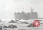 Image of US Navy and Marine combat operations against Japanese forces Peleliu Palau Islands, 1944, second 13 stock footage video 65675022857