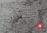 Standbild 1st Marine Division Lage Karte Peleliu Palau Inseln, 1944, aus Sekunde 14 historischem Filmmaterial Videoclip 65675022858