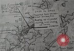 Standbild 1st Marine Division Lage Karte Peleliu Palau Inseln, 1944, aus Sekunde 18 historischem Filmmaterial Videoclip 65675022858