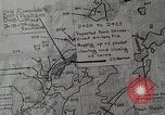 Standbild 1st Marine Division Lage Karte Peleliu Palau Inseln, 1944, aus Sekunde 19 historischem Filmmaterial Videoclip 65675022858