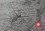 Standbild 1st Marine Division Lage Karte Peleliu Palau Inseln, 1944, aus Sekunde 27 historischem Filmmaterial Videoclip 65675022858