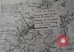 Standbild 1st Marine Division Lage Karte Peleliu Palau Inseln, 1944, aus Sekunde 28 historischem Filmmaterial Videoclip 65675022858
