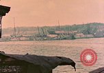 Standbild Waterfront Zerstörung Palau Inseln, 1944, aus Sekunde 9 historischem Filmmaterial Videoclip 65675022883