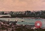 Standbild Waterfront Zerstörung Palau Inseln, 1944, aus Sekunde 44 historischem Filmmaterial Videoclip 65675022883