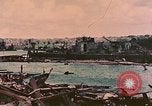 Standbild Waterfront Zerstörung Palau Inseln, 1944, aus Sekunde 45 historischem Filmmaterial Videoclip 65675022883