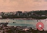 Standbild Waterfront Zerstörung Palau Inseln, 1944, aus Sekunde 47 historischem Filmmaterial Videoclip 65675022883