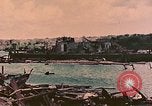 Standbild Waterfront Zerstörung Palau Inseln, 1944, aus Sekunde 49 historischem Filmmaterial Videoclip 65675022883
