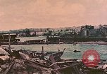Standbild Waterfront Zerstörung Palau Inseln, 1944, aus Sekunde 53 historischem Filmmaterial Videoclip 65675022883