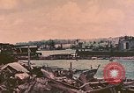 Standbild Waterfront Zerstörung Palau Inseln, 1944, aus Sekunde 55 historischem Filmmaterial Videoclip 65675022883