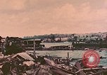 Standbild Waterfront Zerstörung Palau Inseln, 1944, aus Sekunde 56 historischem Filmmaterial Videoclip 65675022883