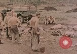 Standbild Beisetzung der gefallenen Marines Palau Inseln, 1944, aus Sekunde 19 historischem Filmmaterial Videoclip 65675022884