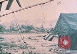 Standbild US Marine Biwak Bereich Palau Inseln, 1944, aus Sekunde 1 historischem Filmmaterial Videoclip 65675022886