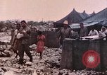 Standbild US Marine Biwak Bereich Palau Inseln, 1944, aus Sekunde 10 historischem Filmmaterial Videoclip 65675022886