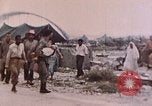 Standbild US Marine Biwak Bereich Palau Inseln, 1944, aus Sekunde 15 historischem Filmmaterial Videoclip 65675022886