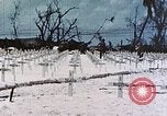Image of U.S. Armed Forces Cemetery No. 1 Peleliu Palau Islands, 1944, second 39 stock footage video 65675022888