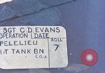 Standbild uns erste Marine Division Peleliu Palau Inseln, 1944, aus Sekunde 1 historischem Filmmaterial Videoclip 65675022902