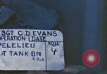 Standbild First Marine Division Peleliu Palau Inseln, 1944, aus Sekunde 7 historischem Filmmaterial Videoclip 65675022903