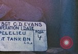 Standbild First Marine Division Peleliu Palau Inseln, 1944, aus Sekunde 9 historischem Filmmaterial Videoclip 65675022903