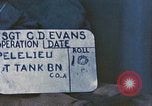 Standbild First Marine Division Peleliu Palau Inseln, 1944, aus Sekunde 3 historischem Filmmaterial Videoclip 65675022905