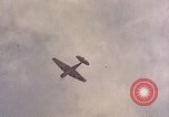 Standbild TBF Avenger Flugzeuge Peleliu Palau Inseln, 1944, aus Sekunde 15 historischem Filmmaterial Videoclip 65675022906