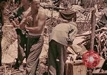 Standbild 1 Tank Bataillon Befehl Post Peleliu Palau Inseln, 1944, aus Sekunde 17 historischem Filmmaterial Videoclip 65675022910