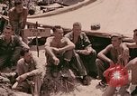 Standbild 1 Tank Bataillon Befehl Post Peleliu Palau Inseln, 1944, aus Sekunde 26 historischem Filmmaterial Videoclip 65675022910