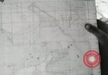 Standbild Lage Karte von Peleliu Peleliu Palau Inseln, 1944, aus Sekunde 24 historischem Filmmaterial Videoclip 65675022929