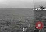 Standbild American Naval Task Force Peleliu Palau Inseln, 1944, aus Sekunde 48 historischem Filmmaterial Videoclip 65675022937