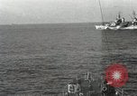 Standbild American Naval Task Force Peleliu Palau Inseln, 1944, aus Sekunde 49 historischem Filmmaterial Videoclip 65675022937