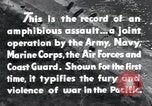 Image of Invasion task force in Pacific Peleliu Palau Islands, 1944, second 37 stock footage video 65675022962