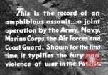 Image of Invasion task force in Pacific Peleliu Palau Islands, 1944, second 40 stock footage video 65675022962