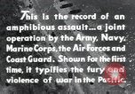 Image of Invasion task force in Pacific Peleliu Palau Islands, 1944, second 42 stock footage video 65675022962