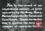 Image of Invasion task force in Pacific Peleliu Palau Islands, 1944, second 47 stock footage video 65675022962
