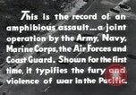 Image of Invasion task force in Pacific Peleliu Palau Islands, 1944, second 52 stock footage video 65675022962