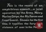 Image of Invasion task force in Pacific Peleliu Palau Islands, 1944, second 54 stock footage video 65675022962