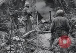 Standbild 81 Army Division Feuern auf Sniper Peleliu Palau Inseln, 1944, aus Sekunde 57 historischem Filmmaterial Videoclip 65675022967
