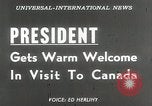 Image Le président Dwight D Eisenhower Ottawa Ontario Canada, 1953, de la seconde 14 séquences d'archives historiques vidéo 65675023019