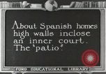 Standbild Spanish Patio Mexico City Mexiko, 1925, aus Sekunde 1 historischem Filmmaterial Videoclip 65675023038