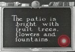 Standbild Spanish Patio Mexico City Mexiko, 1925, aus Sekunde 11 historischem Filmmaterial Videoclip 65675023038