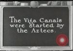 Standbild Aztec Viga Kanäle Mexico City Mexiko, 1925, aus Sekunde 1 historischem Filmmaterial Videoclip 65675023039